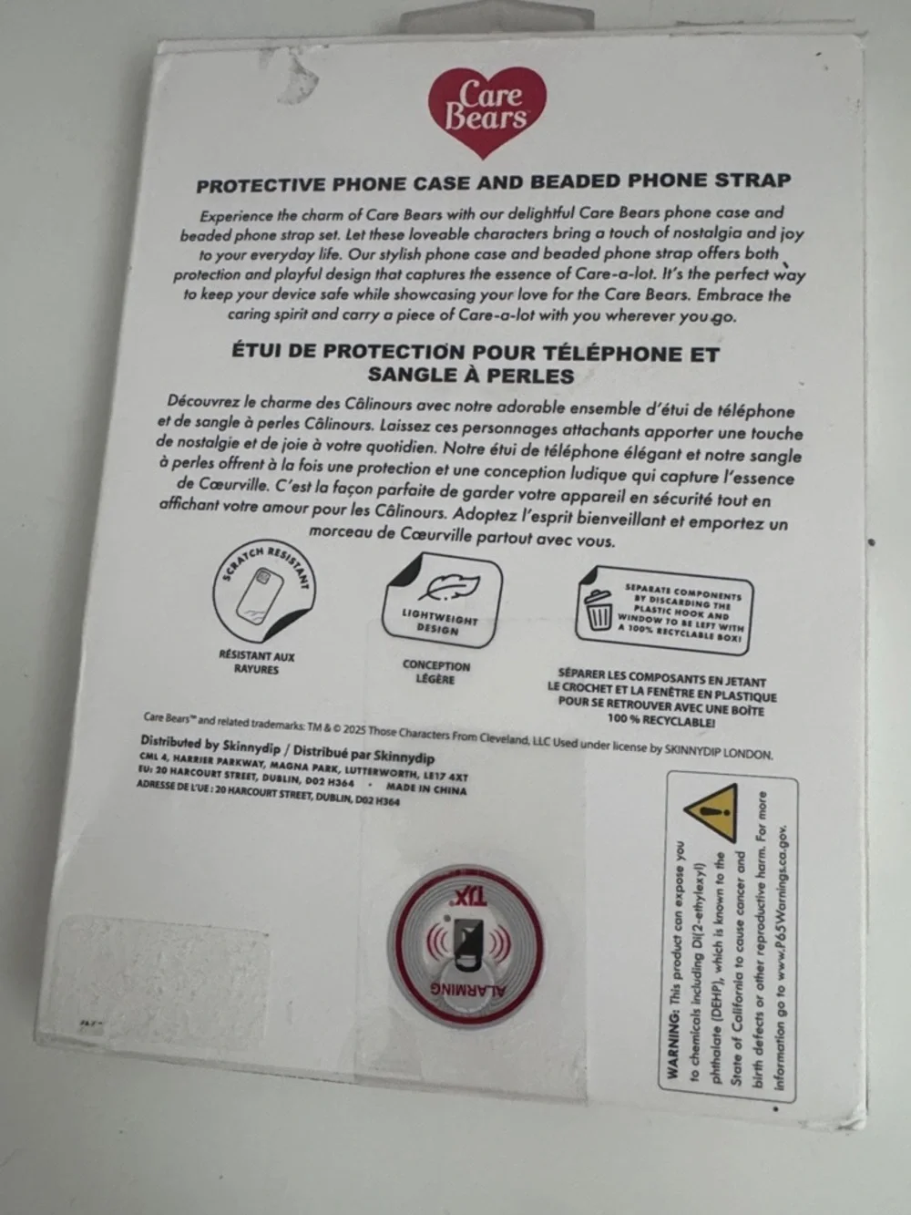 Care Bears White Packaging with Red Logo iPhone 16